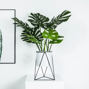 Šiaurės Stiliaus Geometrinis Turas/Trikampis Geležies Sultingi Sodinti Gėlių Vazonas Kaktusas Bonsai Sodinamoji Puodai Konteinerių Desktop