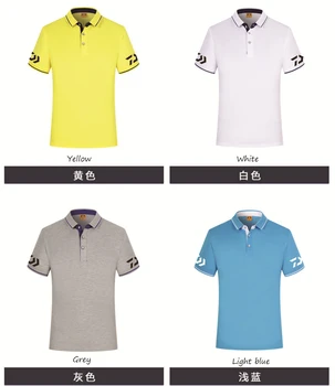 DAIWA Sport Polo Marškinėliai Žvejybos T-shirt Žvejybos Marškinėliai Anti-UV Quick Dry Lauko Orui Dviračių Drabužių Tees veido, kaklo