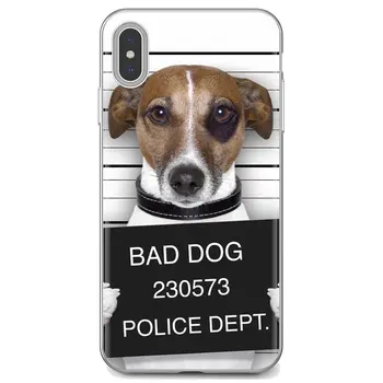 Minkštos TPU Telefoną Atveju Huawei P7 P8 P9 P10 P20 30 P40 Lite Plus Pro 2016 2017 Mano Mini jack russell Terjeras šuo šuniukas