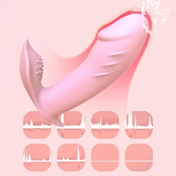 Nešiojami Kelnaitės Dildo, Vibratoriai APP Nuotolinio Valdymo Nematomos Moterų G Spot Klitorio Stimuliatorius Makšties Masažas Suaugusiųjų Sekso Žaislai
