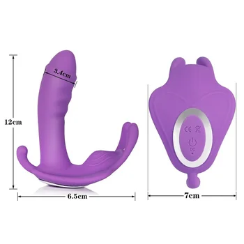 Nešiojami Kelnaitės Dildo, Vibratoriai APP Nuotolinio Valdymo Nematomos Moterų G Spot Klitorio Stimuliatorius Makšties Masažas Suaugusiųjų Sekso Žaislai