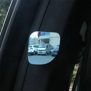 2 Vnt HD Automobilinis Aišku, Automobilio galinio vaizdo Veidrodėlis Sukasi 360 Saugos Plataus Kampo Apvalios Išgaubtos aklojoje Veidrodžių Stovėjimo aikštelė, Automobilių Reikmenys