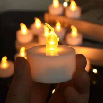 12pcs Mini Žvakių Šviesos Helovinas Šalis Dekoro Naktį, Šviesos, Gimtadienis, Vestuvės Apdailos Šviesos Prekes