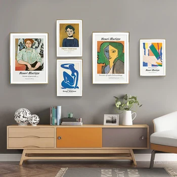 Henri Matisse Garsaus Abstraktus Mėlyna Nuogas Portretas, Plakatai, Drobė, Tapyba Sienos Menas Spausdinti Nuotraukų Kambarį Namų Dekoro Galerija