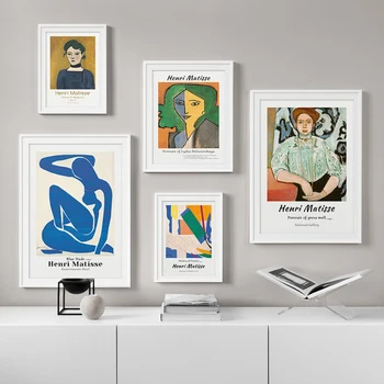 Henri Matisse Garsaus Abstraktus Mėlyna Nuogas Portretas, Plakatai, Drobė, Tapyba Sienos Menas Spausdinti Nuotraukų Kambarį Namų Dekoro Galerija